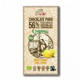 Čokolade Solé - 56-odstotna ekološka čokolada z limono