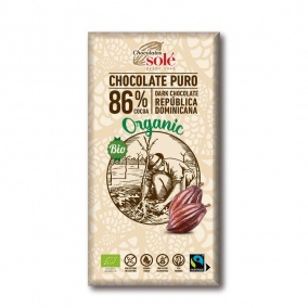 Čokolade Solé - 86 % organska čokolada
